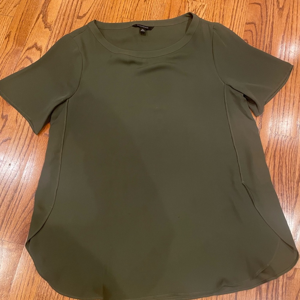 Banana Republic Dark Olive Blouse